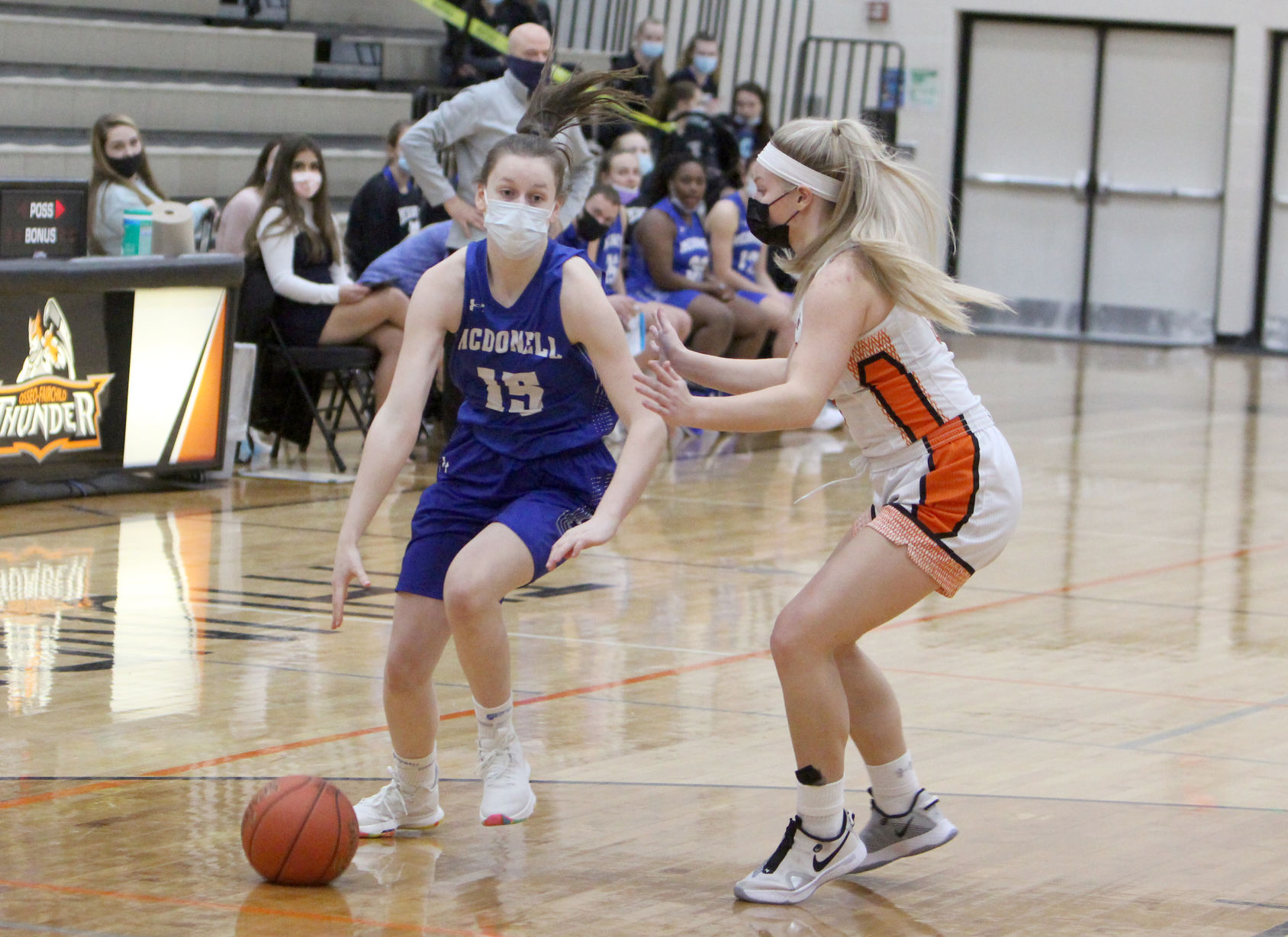 McDonell at Osseo-Fairchild girls basketball 1-11-21